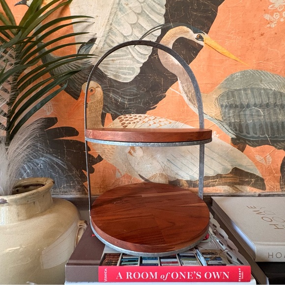 Hearth & Hand by Magnolia 2 Tier Cake Stand ~ Retired Circa 2017 - Picture 7 of 7